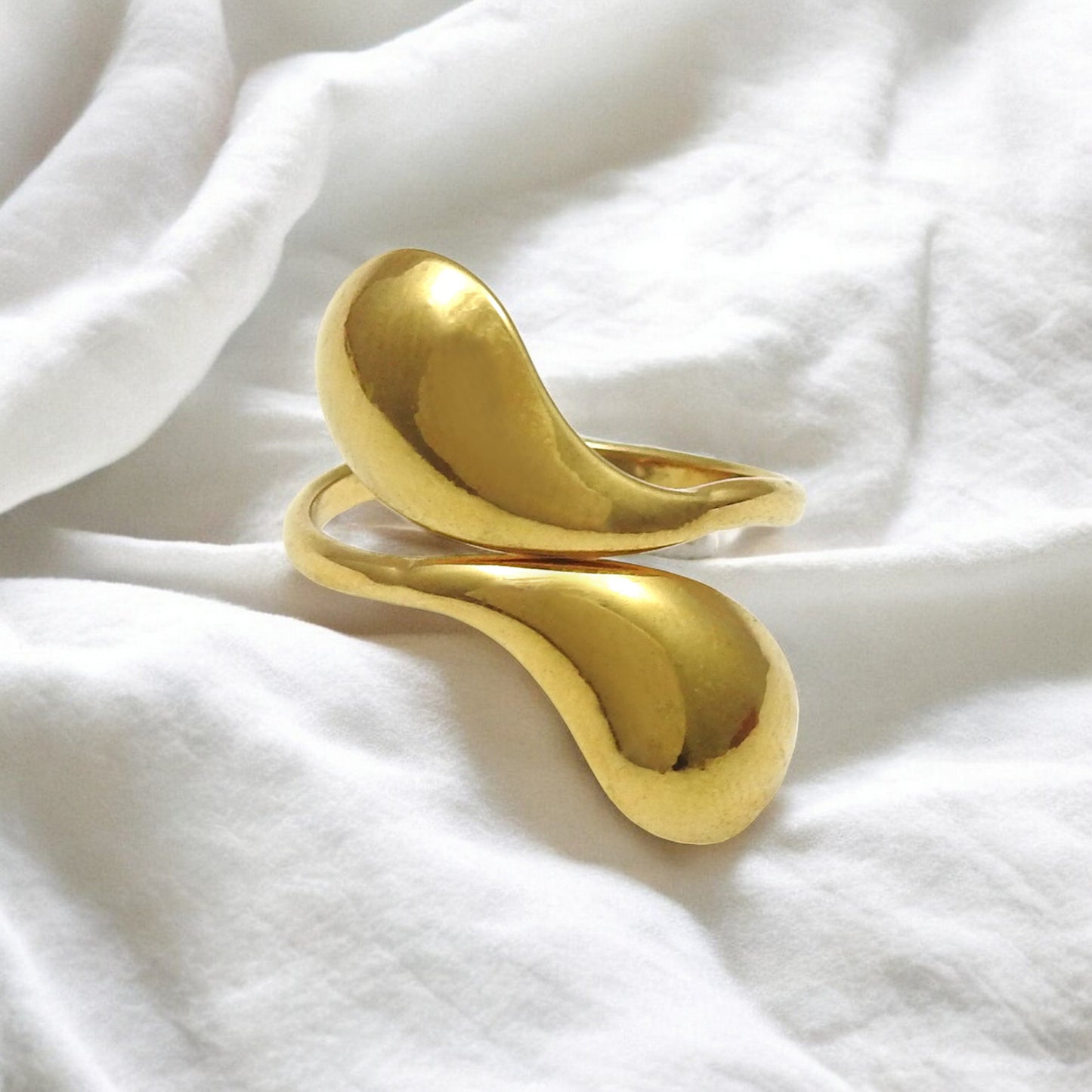Double Drop Gemma Ring