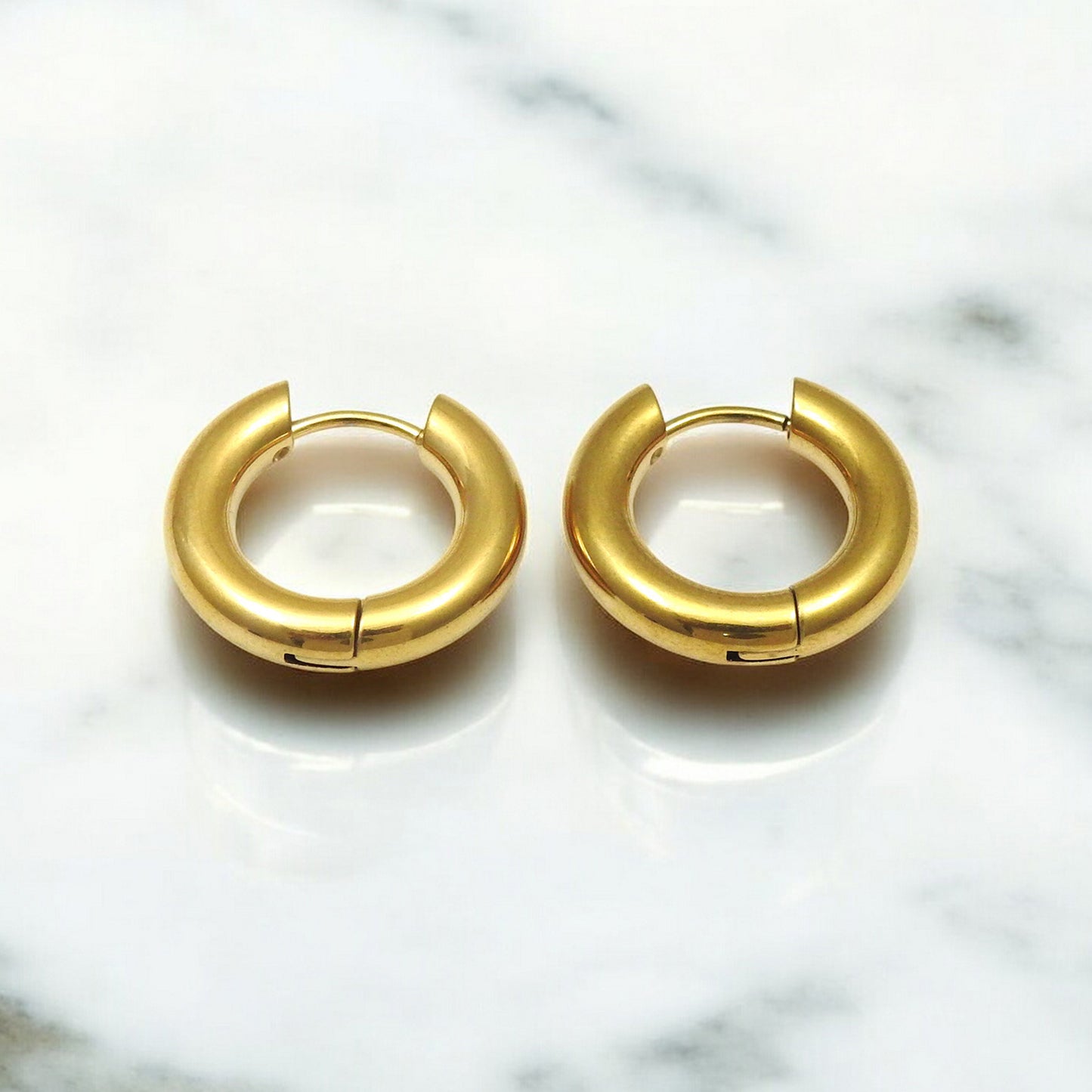 Classic Hoop Huggie Bali Earrings
