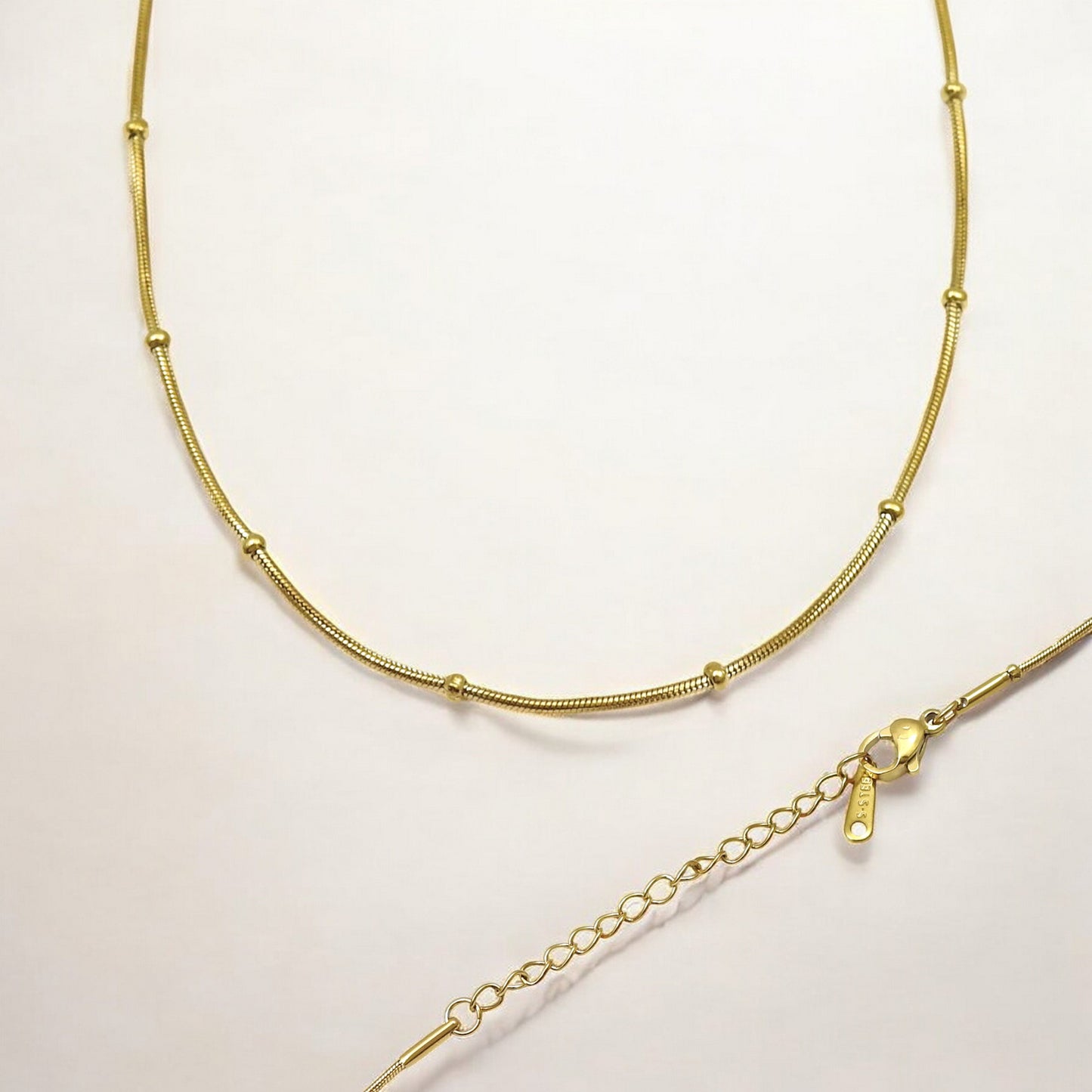 Anti Tarnish Gold Plated Necklace Chain