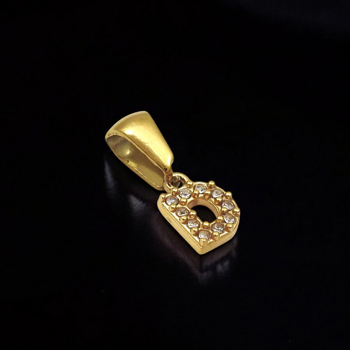 Initial Letter Charm Pendants