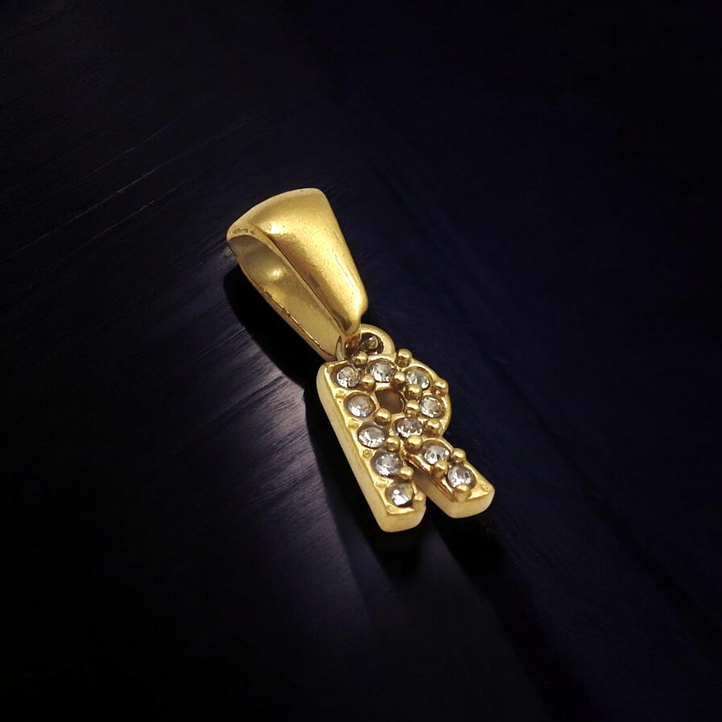 Initial Letter Charm Pendants