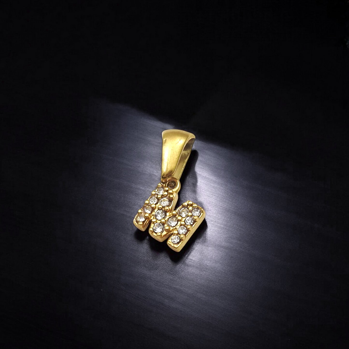 Initial Letter Charm Pendants