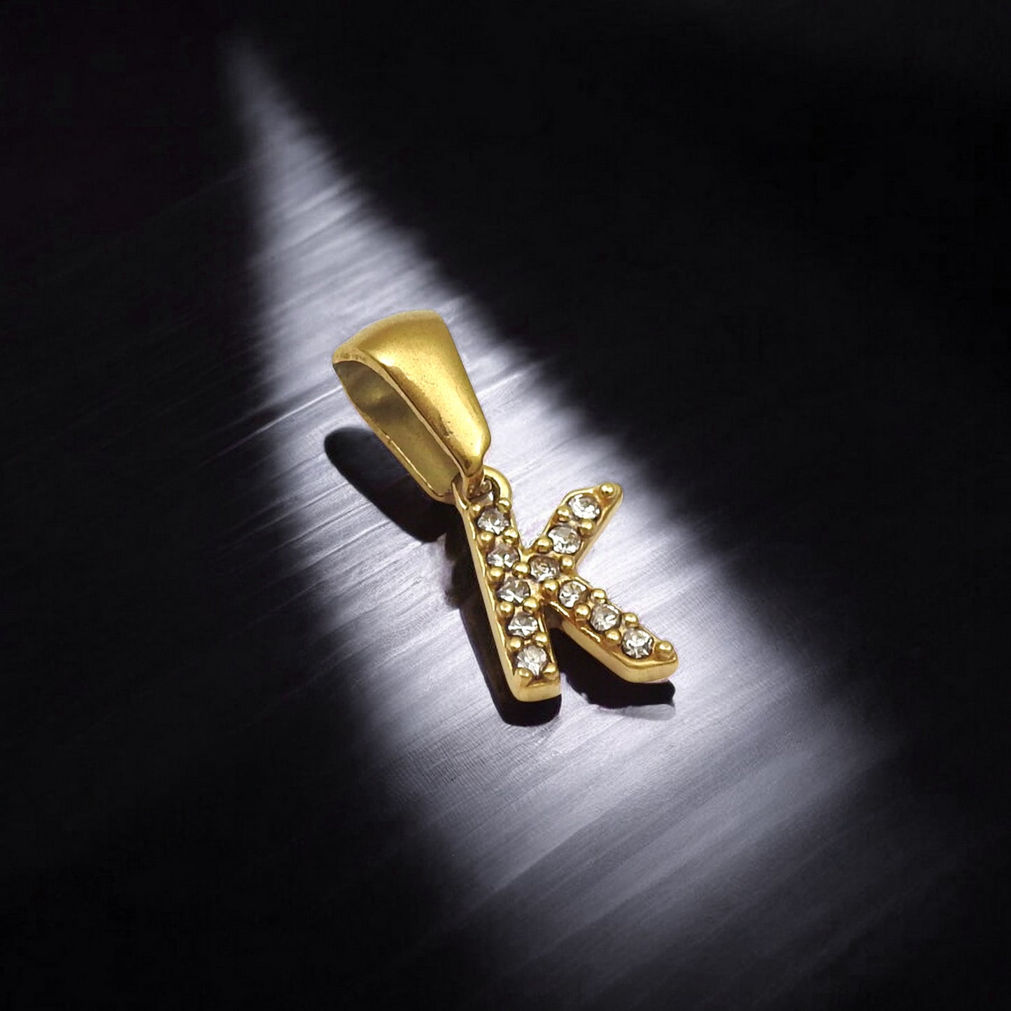 Initial Letter Charm Pendants