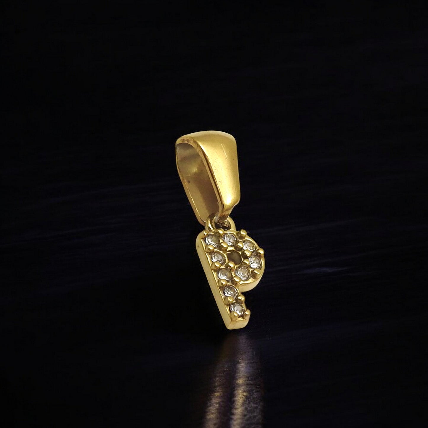 Initial Letter Charm Pendants