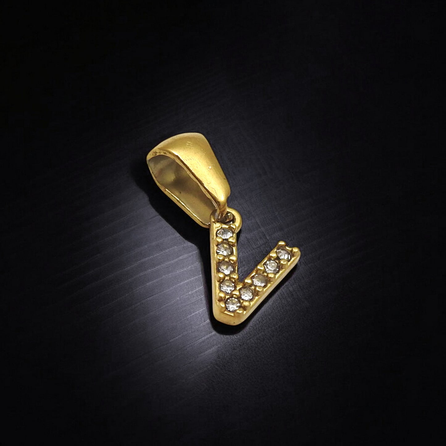 Initial Letter Charm Pendants