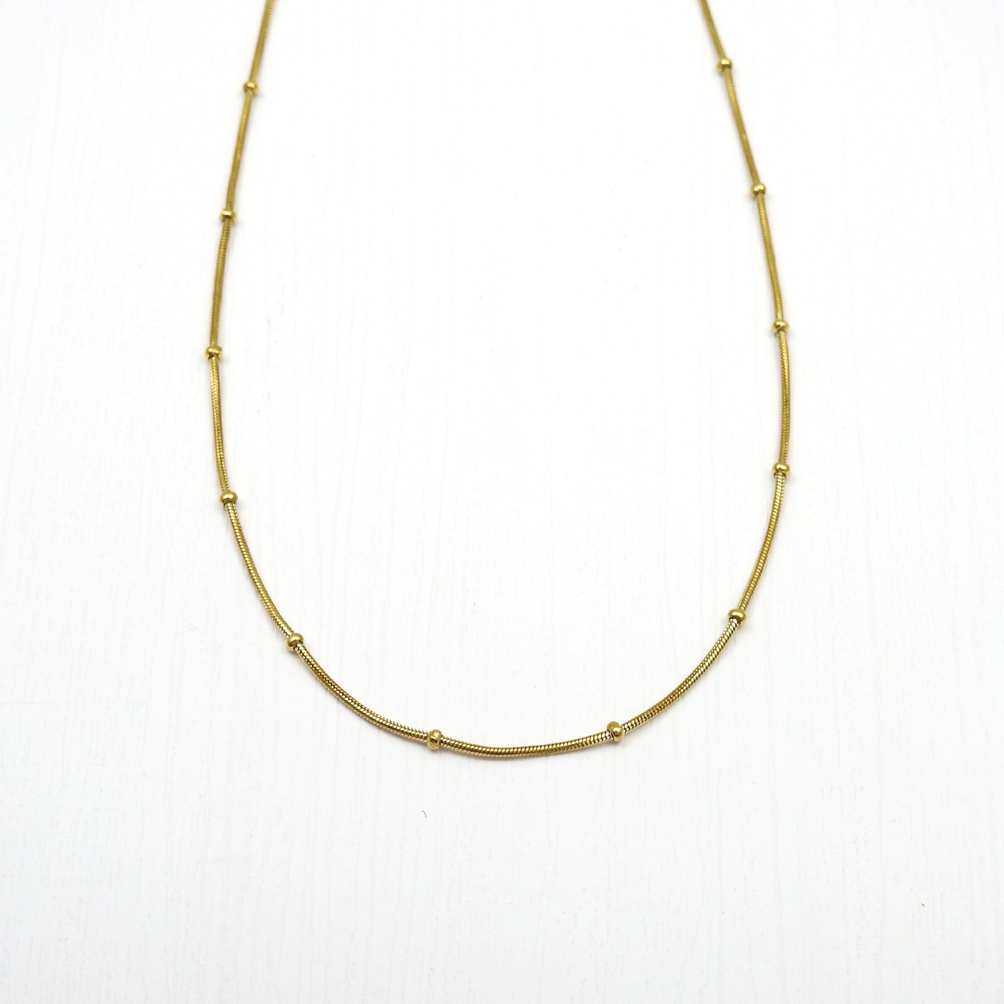 Anti Tarnish Gold Plated Necklace Chain