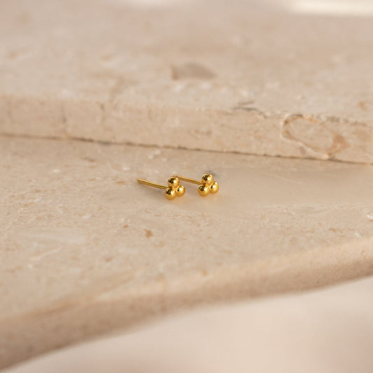 Trio Sphere Studs